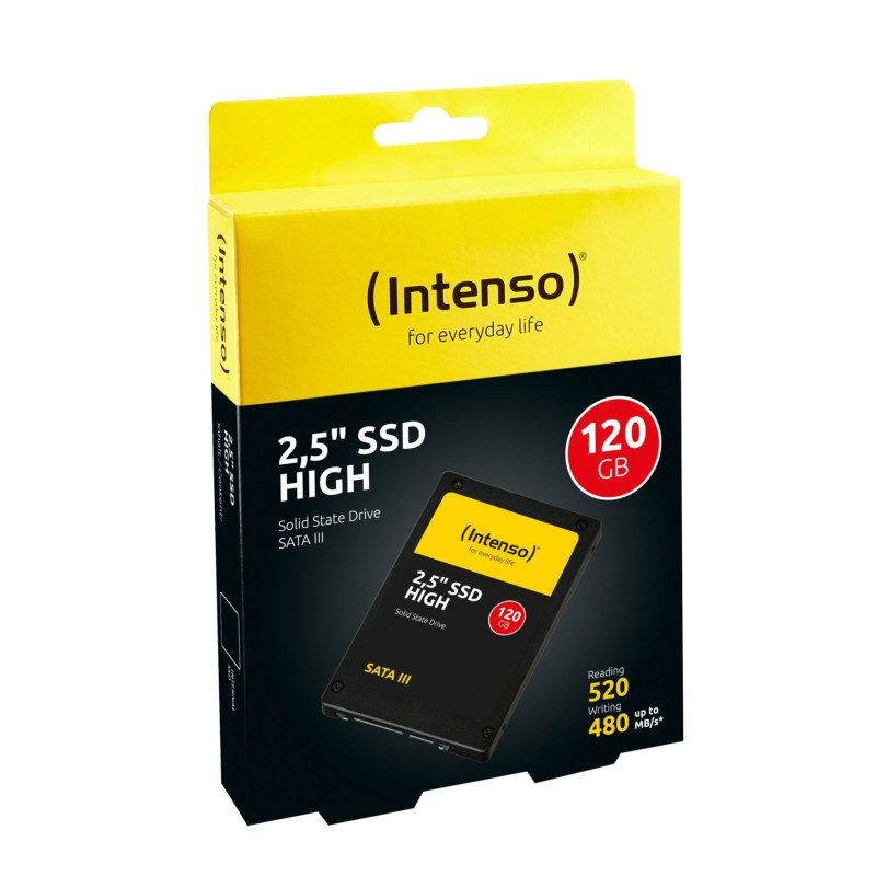 Buy Intenso SSD 120GB - Model 3813430 - 2.5-inch SATA III (6Gb/s), TLC, 520/480 ... in Cyprus, Nicosia, Limassol, Larnaka, Pafos