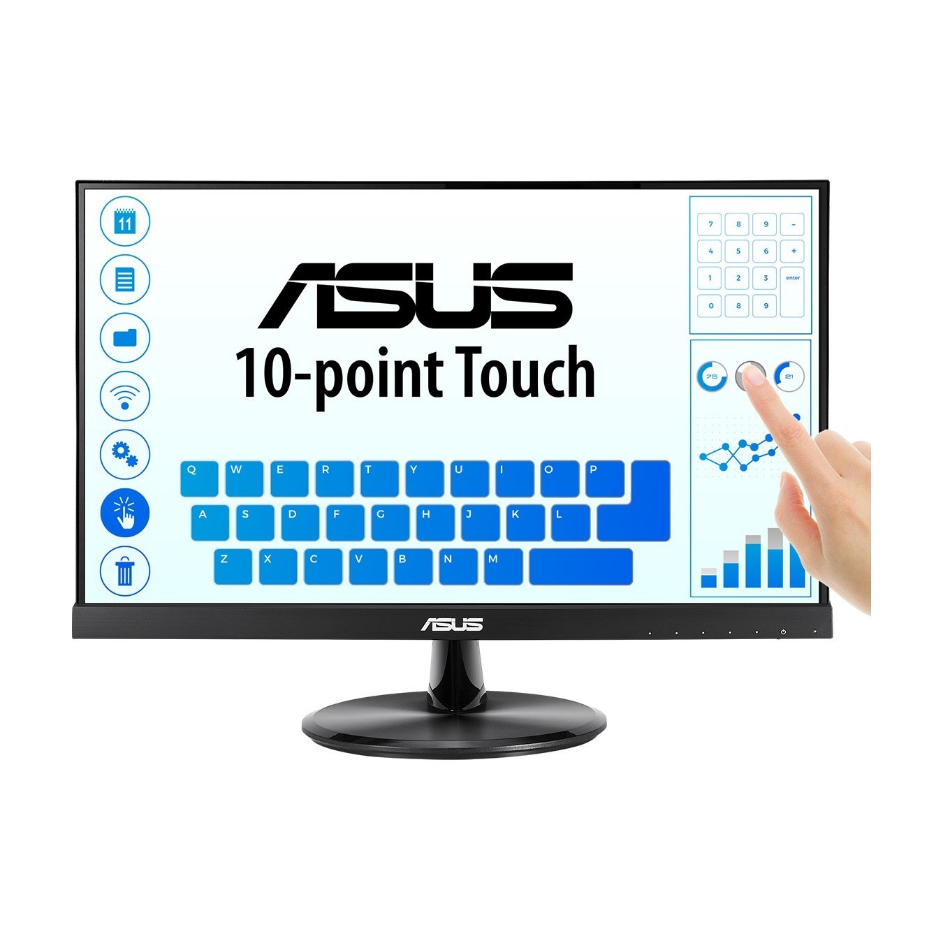ASUS Touch VT229H 54.6cm (16:9) FHD HDMI - VT229H - (IPS, 1080p, Flat, 60Hz) — Buy in Cyprus with Fast Delivery