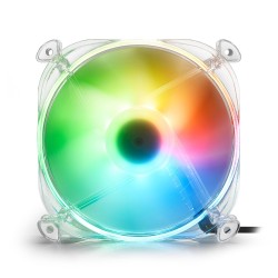 Buy Sharkoon SHARK Disc RGB Fan - Transparent, 120 mm in Cyprus, Nicosia, Limassol, Larnaka, Pafos