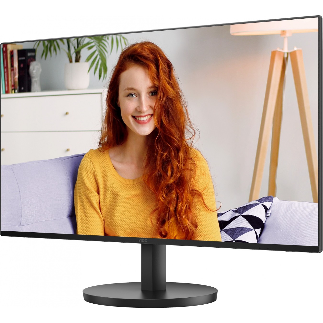 AOC Basic-line Monitor - 27B3CA2 - 27 inch FHD IPS, 1ms, 100Hz, HDMI USB-C, Built-in Speaker, Black