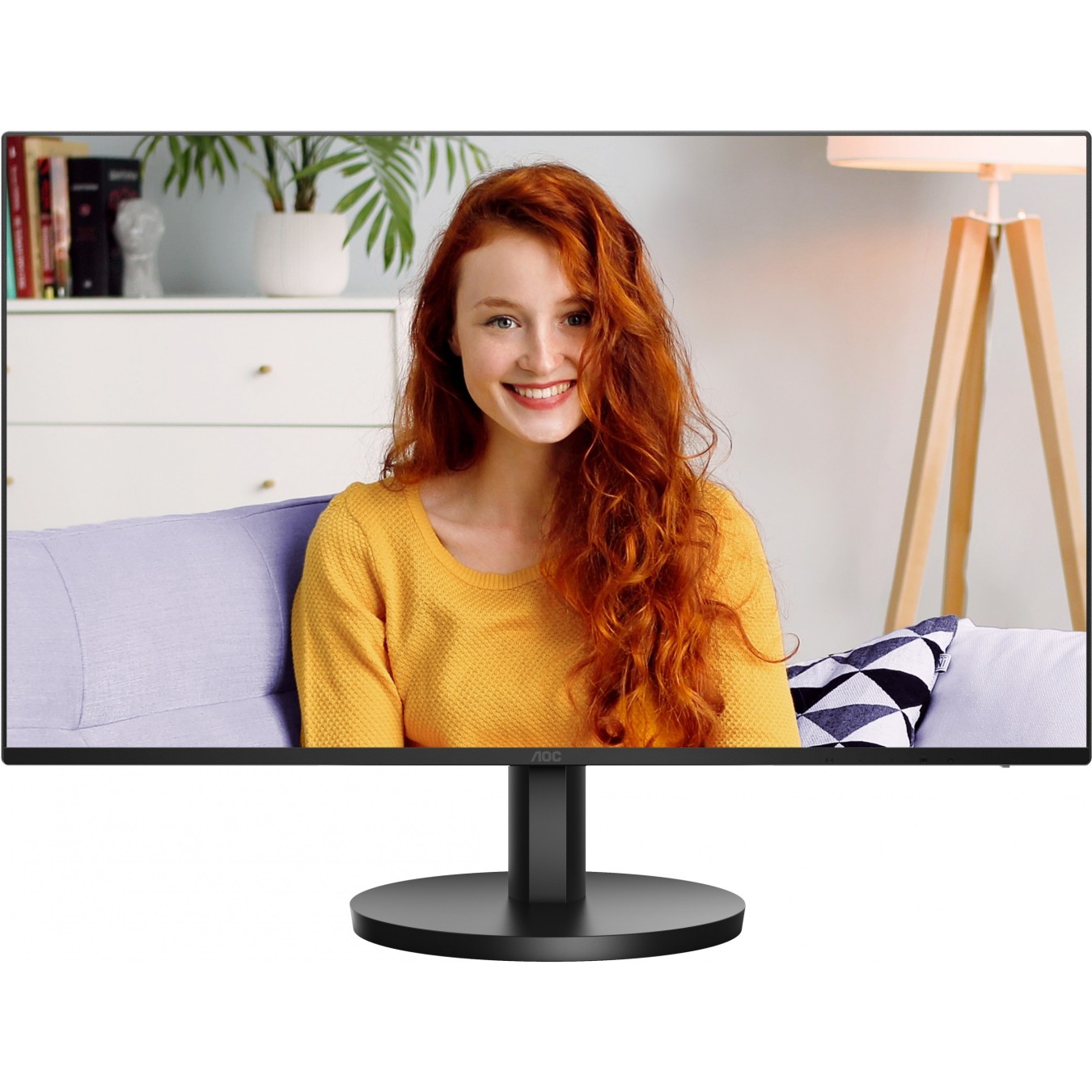 AOC Basic-line Monitor - 27B3CA2 - 27 inch FHD IPS, 1ms, 100Hz, HDMI USB-C, Built-in Speaker, Black