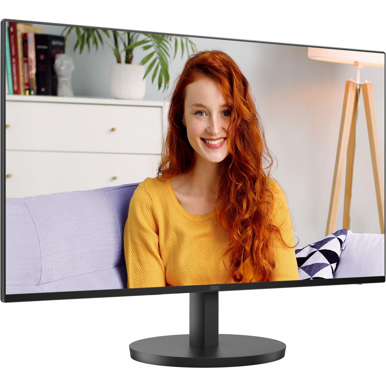 AOC Basic-line Monitor - 27B3CA2 - 27 inch FHD IPS, 1ms, 100Hz, HDMI USB-C, Built-in Speaker, Black