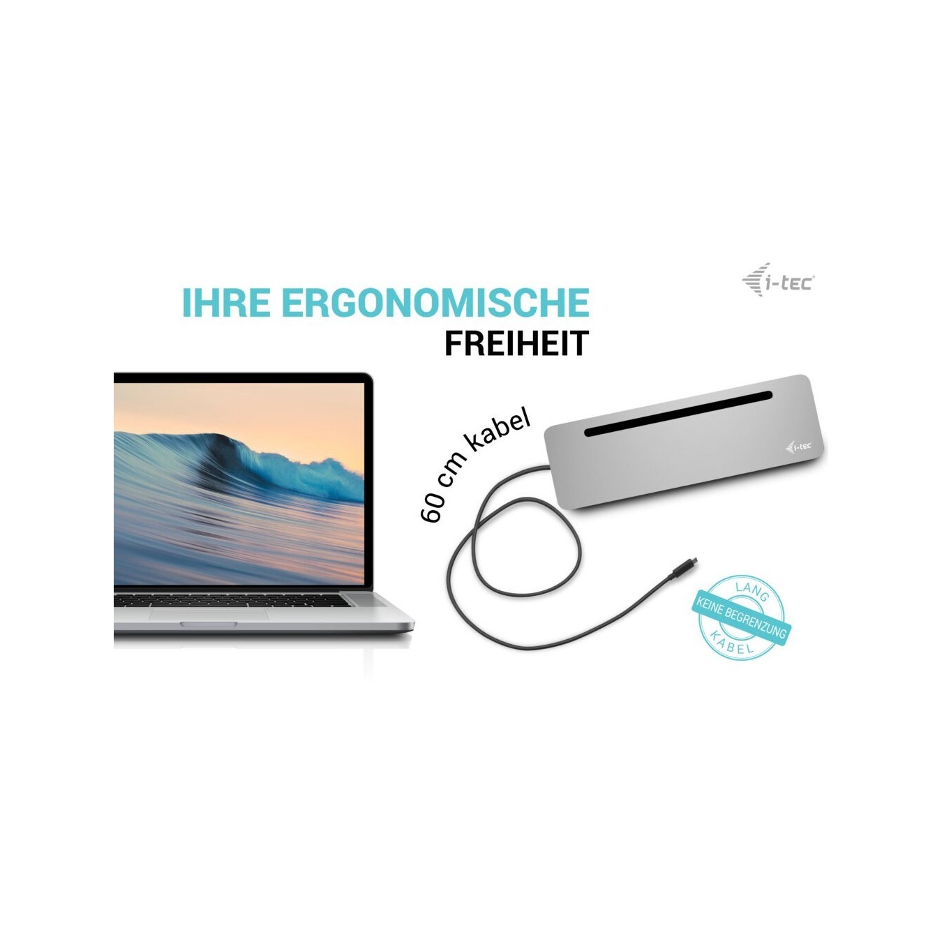 D I-TEC USB-C ERGO 3X LCD DOCK - Triple display outputs — Buy in Cyprus with Fast Delivery