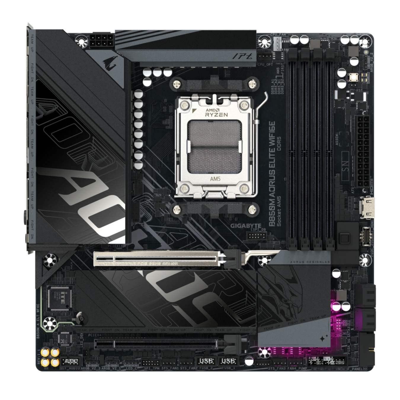 GIGABYTE GA-B850M A ELT WF6E - Micro-ATX AM5 Motherboard, DDR5, Up to 256GB RAM — Buy in Cyprus with Fast Delivery