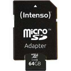 Buy CARD 64GB Intenso - 3413490 - 64GB microSD in Cyprus, Nicosia, Limassol, Larnaka, Pafos