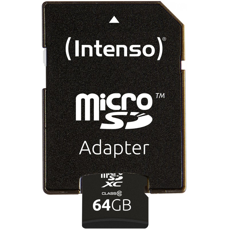 Buy CARD 64GB Intenso - 3413490 - 64GB microSD in Cyprus, Nicosia, Limassol, Larnaka, Pafos