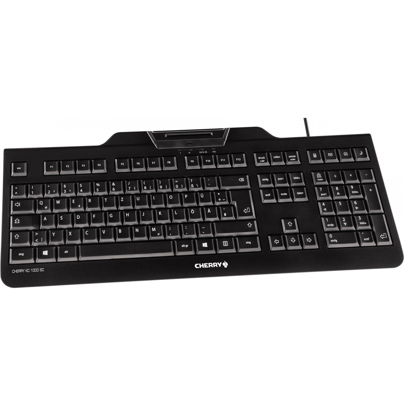 CHERRY KC 1000 SC UK-ENGLISH - KC 1000 SC - 100% wired USB, Windows layout, UK English — Buy in Cyprus with Fast Delivery