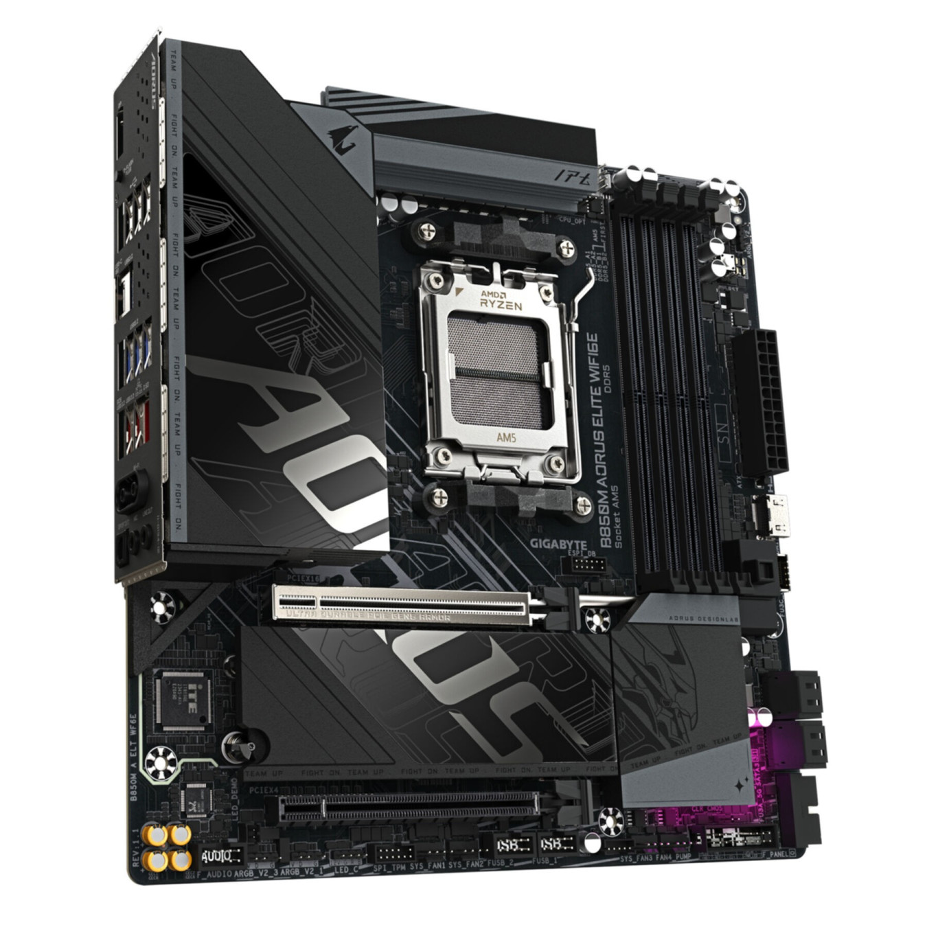 GIGABYTE GA-B850M A ELT WF6E - Micro-ATX AM5 Motherboard, DDR5, Up to 256GB RAM — Buy in Cyprus with Fast Delivery
