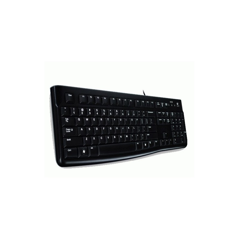 Buy Logitech KEYBOARD K120 - K120 - Full-size, wired USB, Windows layout in Cyprus, Nicosia, Limassol, Larnaka, Pafos