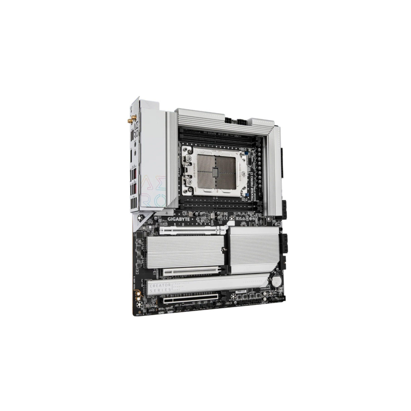 GIGABYTE TRX50 AERO D - sTR5 E-ATX Motherboard, DDR5 Quad-Channel, 4 DIMMs, Up to 1TB — Buy in Cyprus with Fast Delivery