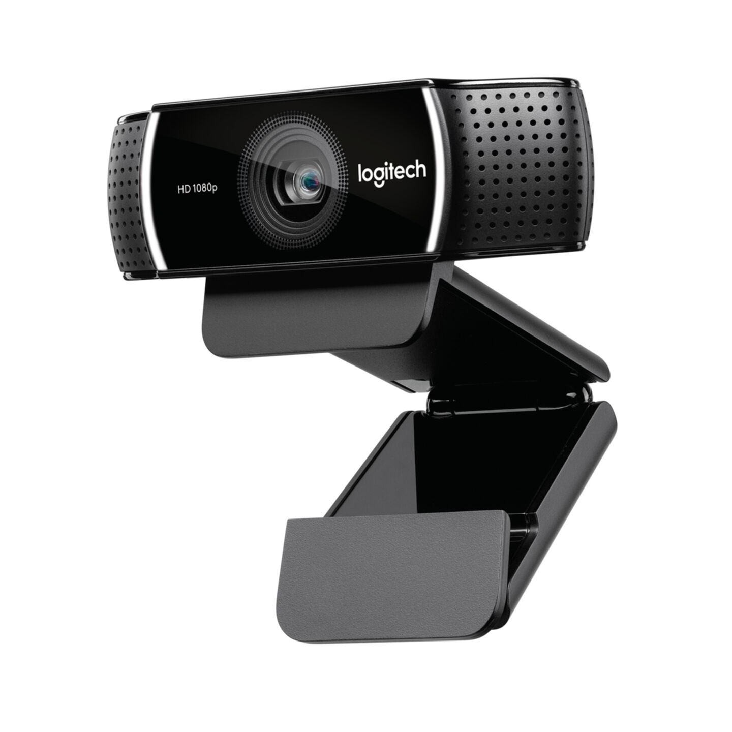 Logitech C922 Pro Stream Webcam - Full HD 1080p@30fps 720p@60fps Black USB Clip/Stand (Boxed)