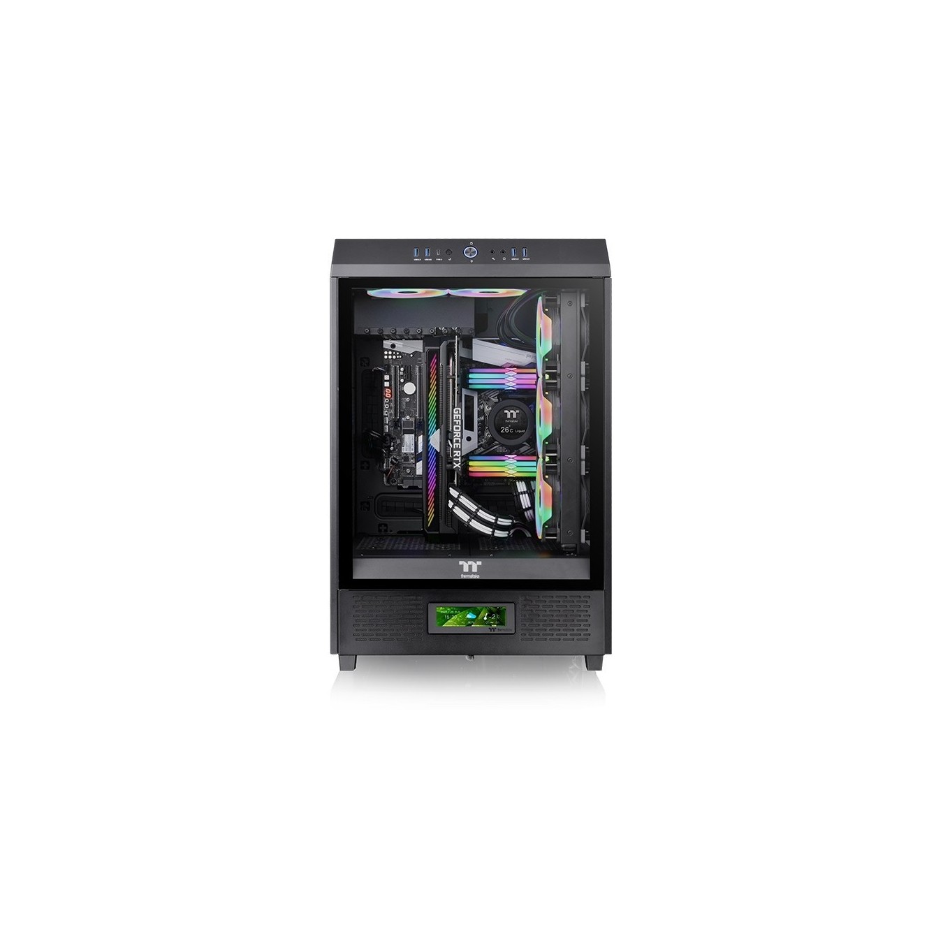 Thermaltake LCD Panel Kit for The Tower 500 - (Color: Black) — Buy in Cyprus with Fast Delivery