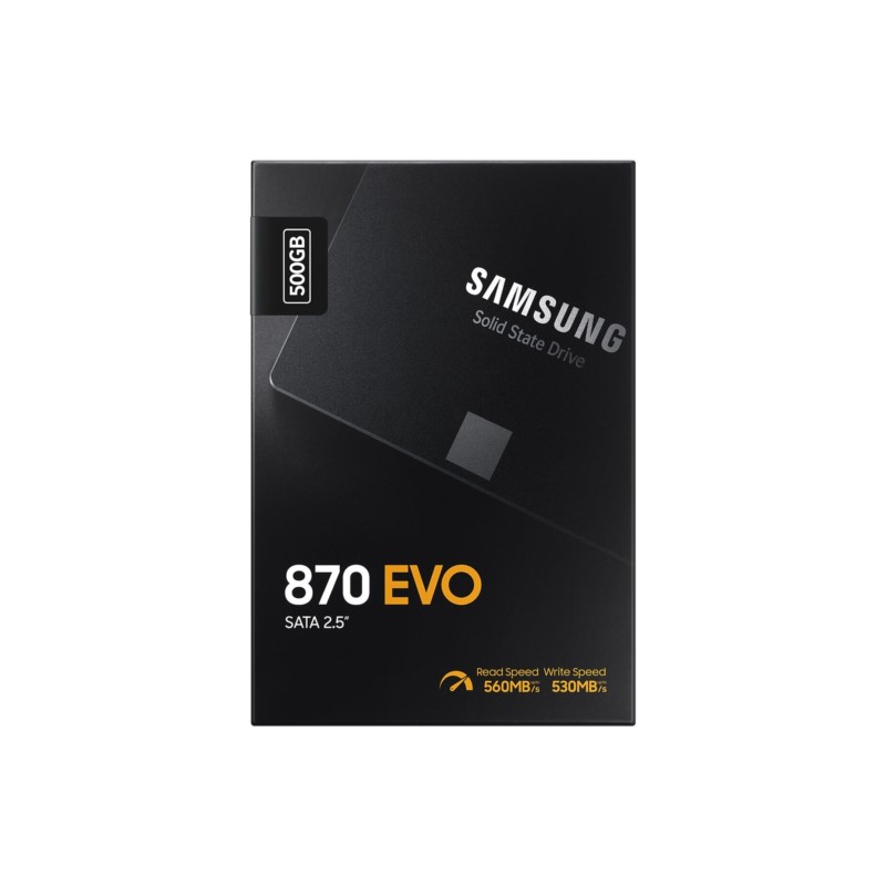 Buy Samsung 870 EVO 500GB SSD - MZ-77E500B - 2.5-inch SATA III 6Gb/s, 560/530 MB/s in Cyprus, Nicosia, Limassol, Larnaka, Pafos