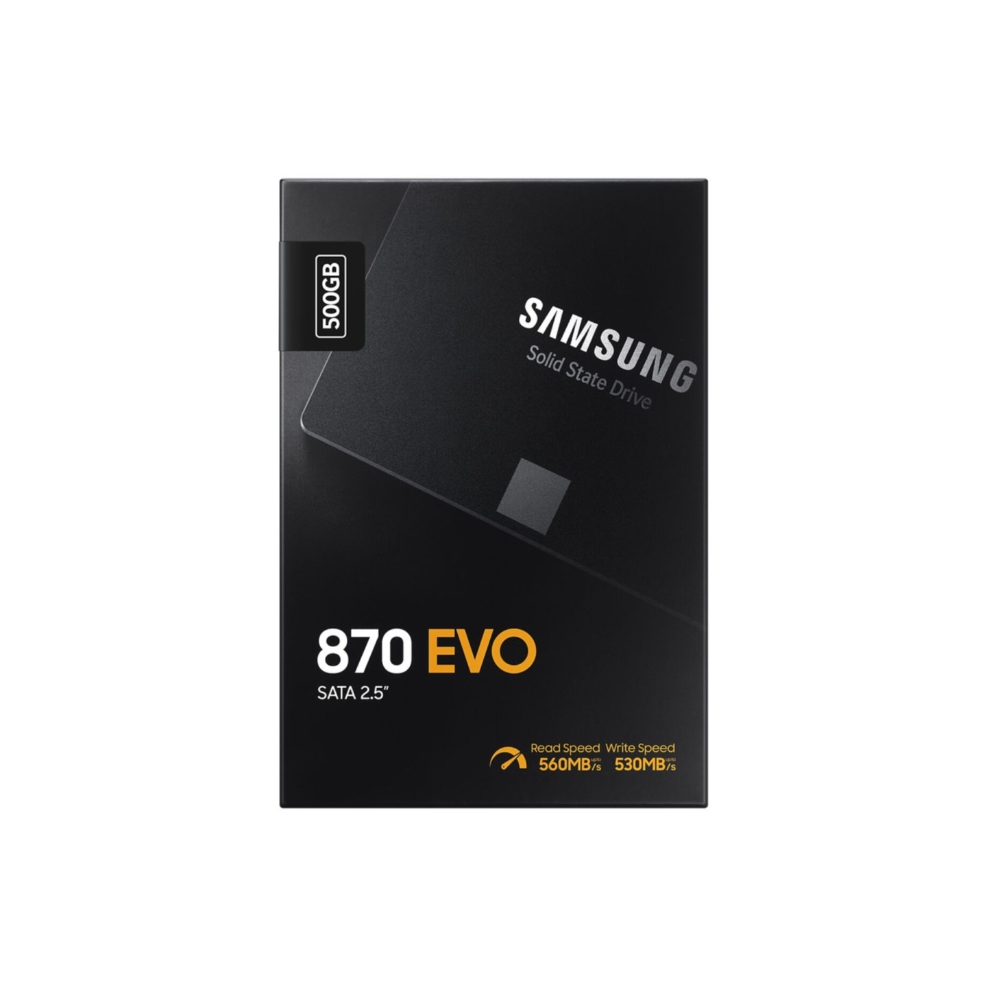 Samsung 870 EVO 500GB SSD - MZ-77E500B - 2.5-inch SATA III 6Gb/s, 560/530 MB/s (Boxed) — Buy in Cyprus with Fast Delivery
