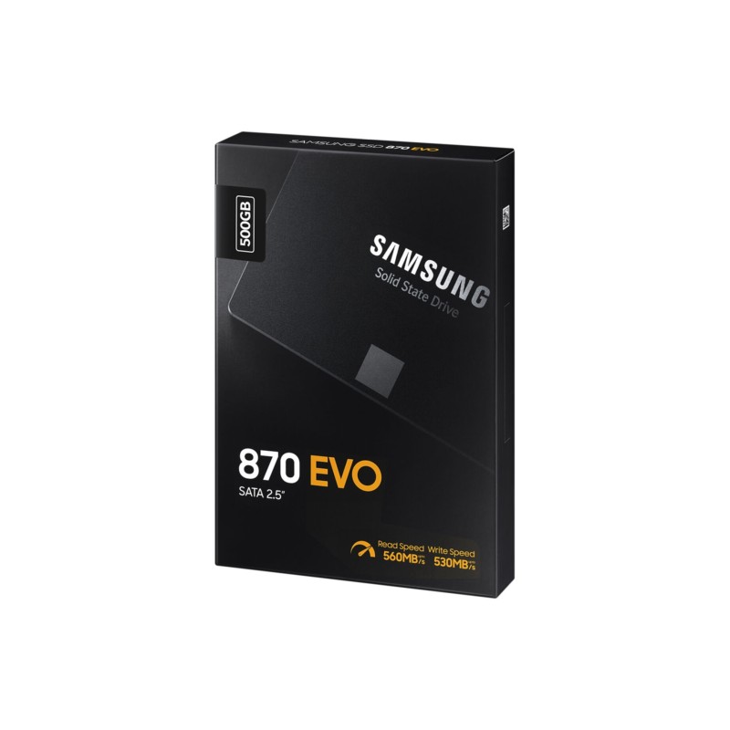 Buy Samsung 870 EVO 500GB SSD - MZ-77E500B - 2.5-inch SATA III 6Gb/s, 560/530 MB/s in Cyprus, Nicosia, Limassol, Larnaka, Pafos