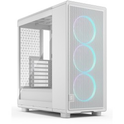 Buy Midi Fractal Epoch White TG RGB Clear Tint - Mid Tower PC Case in Cyprus, Nicosia, Limassol, Larnaka, Pafos