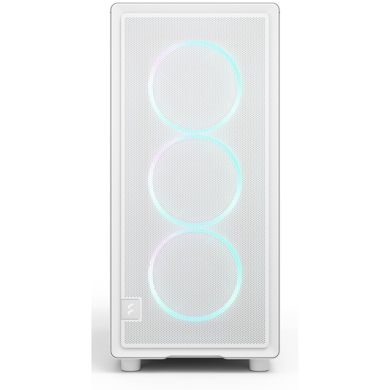 Midi Fractal Epoch White TG RGB Clear Tint - Mid Tower PC Case — Buy in Cyprus with Fast Delivery