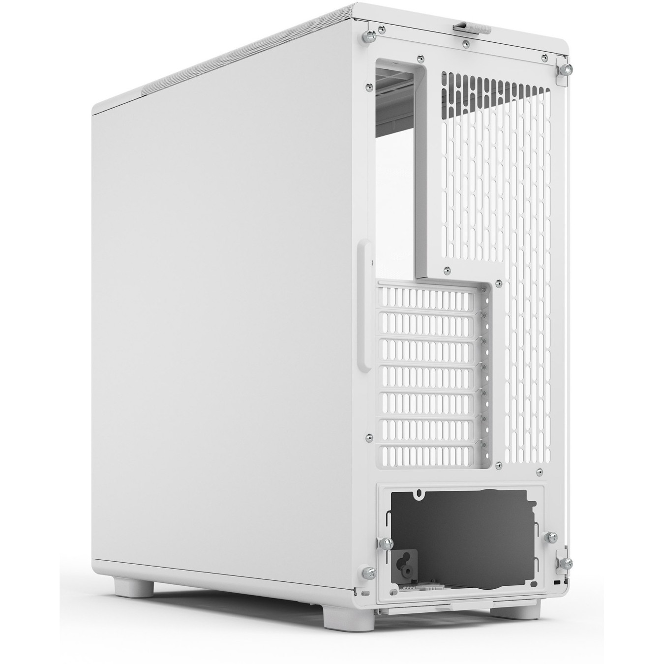 Midi Fractal Epoch White TG RGB Clear Tint - Mid Tower PC Case — Buy in Cyprus with Fast Delivery