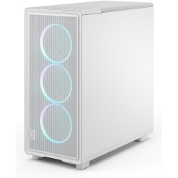 Buy Midi Fractal Epoch White TG RGB Clear Tint - Mid Tower PC Case in Cyprus, Nicosia, Limassol, Larnaka, Pafos