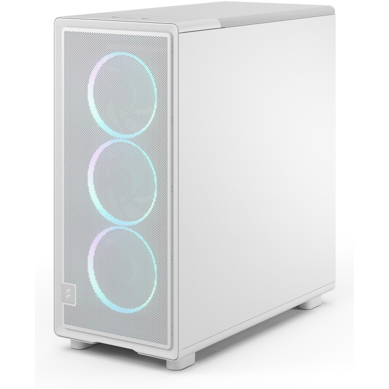 Buy Midi Fractal Epoch White TG RGB Clear Tint - Mid Tower PC Case in Cyprus, Nicosia, Limassol, Larnaka, Pafos