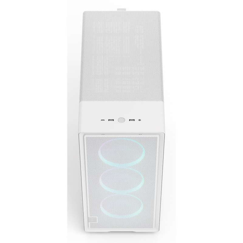 Buy Midi Fractal Epoch White TG RGB Clear Tint - Mid Tower PC Case in Cyprus, Nicosia, Limassol, Larnaka, Pafos