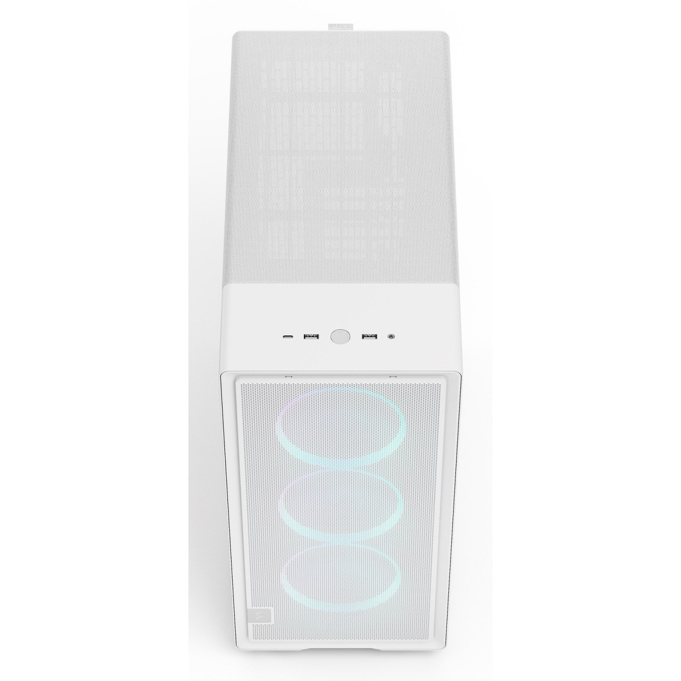 Midi Fractal Epoch White TG RGB Clear Tint - Mid Tower PC Case — Buy in Cyprus with Fast Delivery