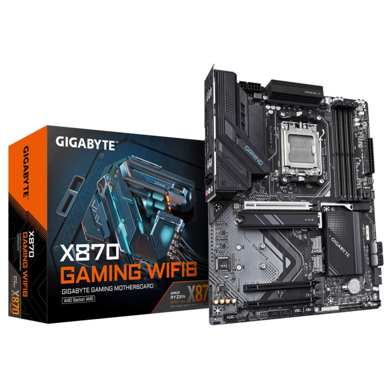 Gigabyte GA-X870 GAMING WIFI6 AM5 ATX MB DDR5 PCIe5 WiFi6 (Boxed) — Buy in Cyprus with Fast Delivery