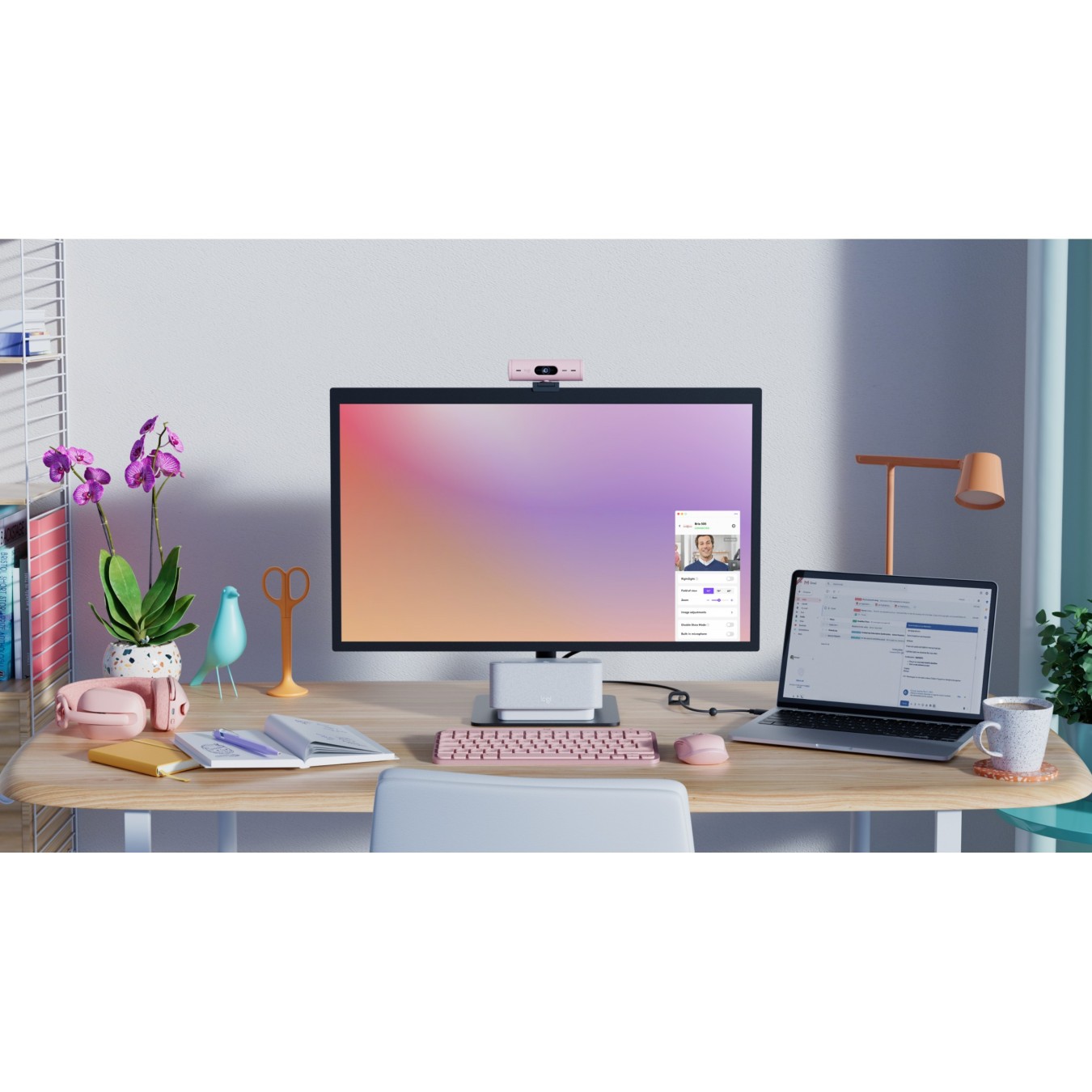 Logitech BRIO 500 - BRIO 500 - 1080p/720p webcam with USB-C and built-in audio — Buy in Cyprus with Fast Delivery