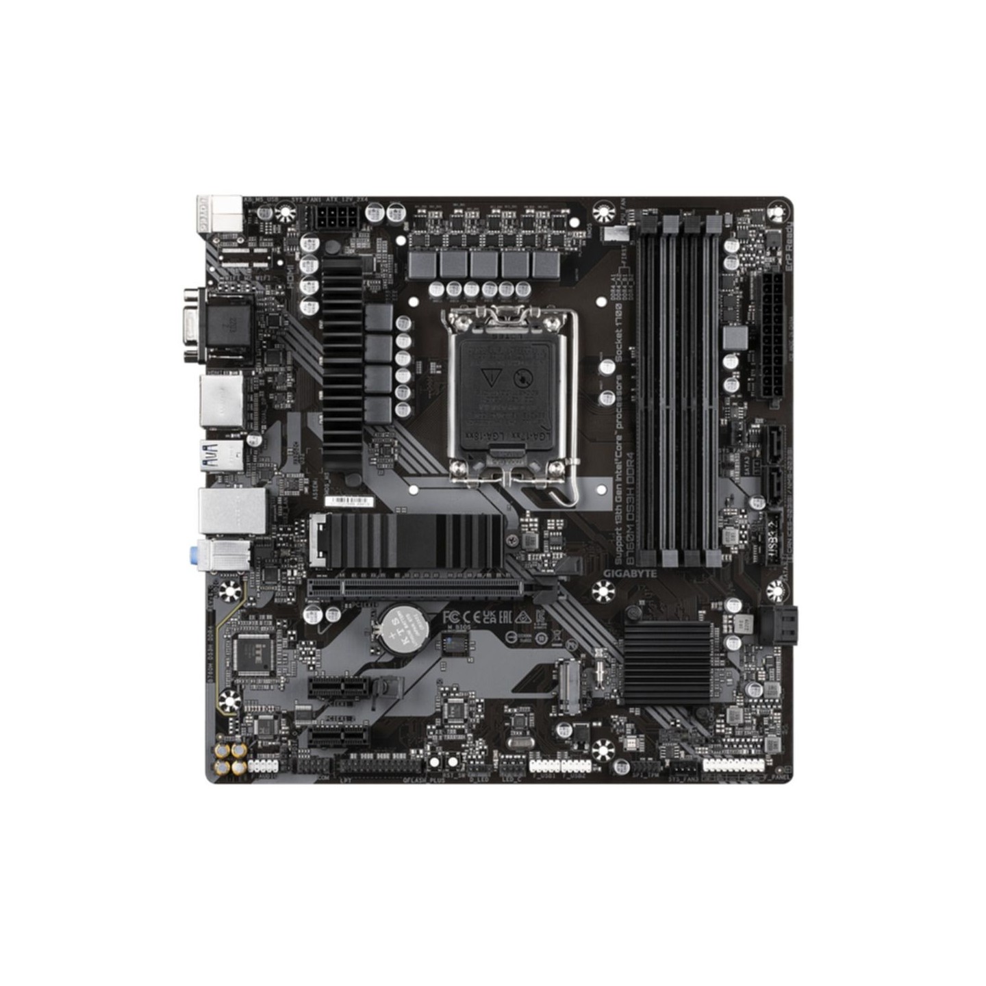 Gigabyte B760M DS3H DDR4 LGA1700 mATX MB Intel B760 128GB DDR4 2xM.2 2.5GbE (Boxed) — Buy in Cyprus with Fast Delivery