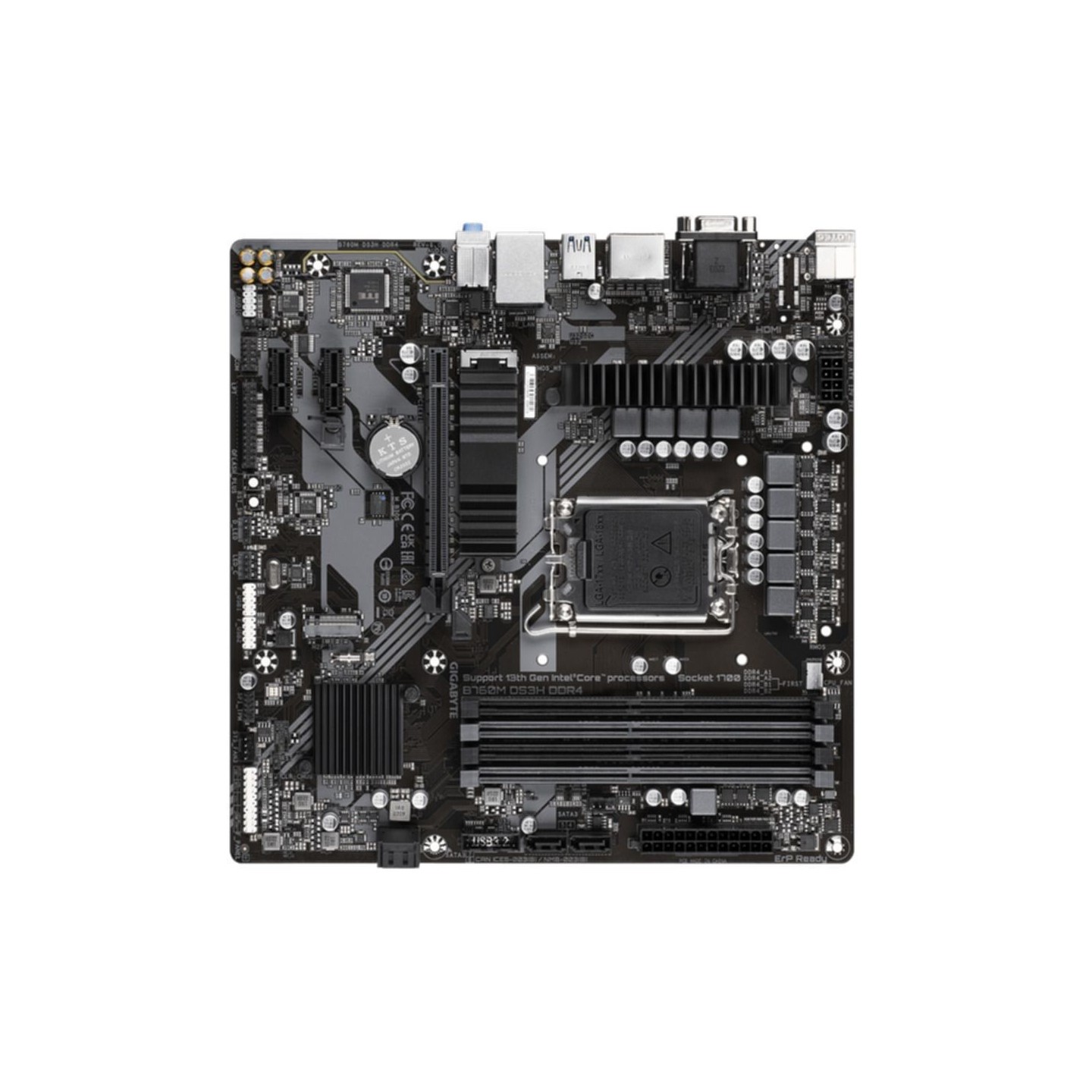 Gigabyte B760M DS3H DDR4 LGA1700 mATX MB Intel B760 128GB DDR4 2xM.2 2.5GbE (Boxed) — Buy in Cyprus with Fast Delivery