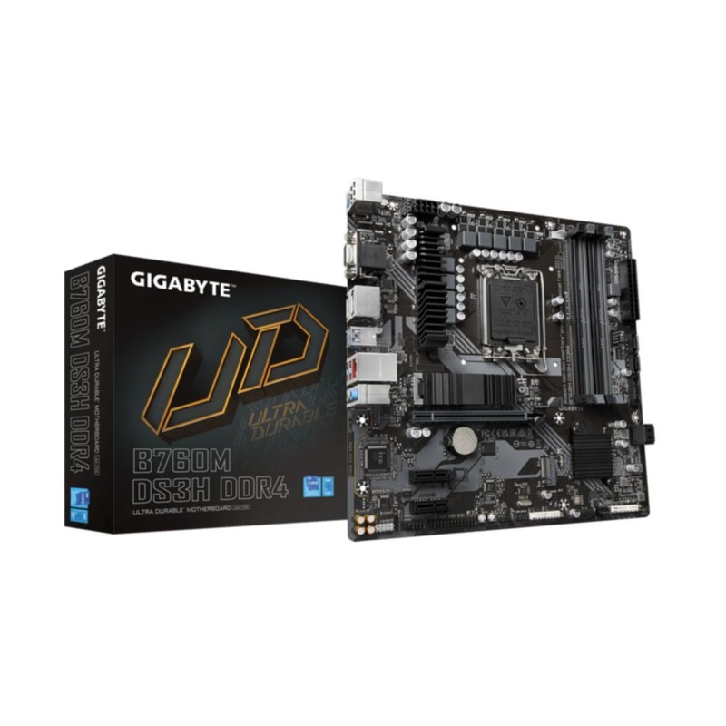 Buy Gigabyte GA-B760M DS3H DDR4 - LGA1700 Micro-ATX Motherboard, Intel B760, DDR... in Cyprus, Nicosia, Limassol, Larnaka, Pafos