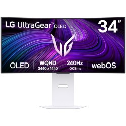 Buy LG Monitor - 34GX90SA-W - White, 34-inch curved gaming monitor in Cyprus, Nicosia, Limassol, Larnaka, Pafos