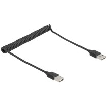 Delock spiral USB cable EASY-USB 2.0 Type-A plug to EASY-USB - USB 2.0 cable — Buy in Cyprus with Fast Delivery