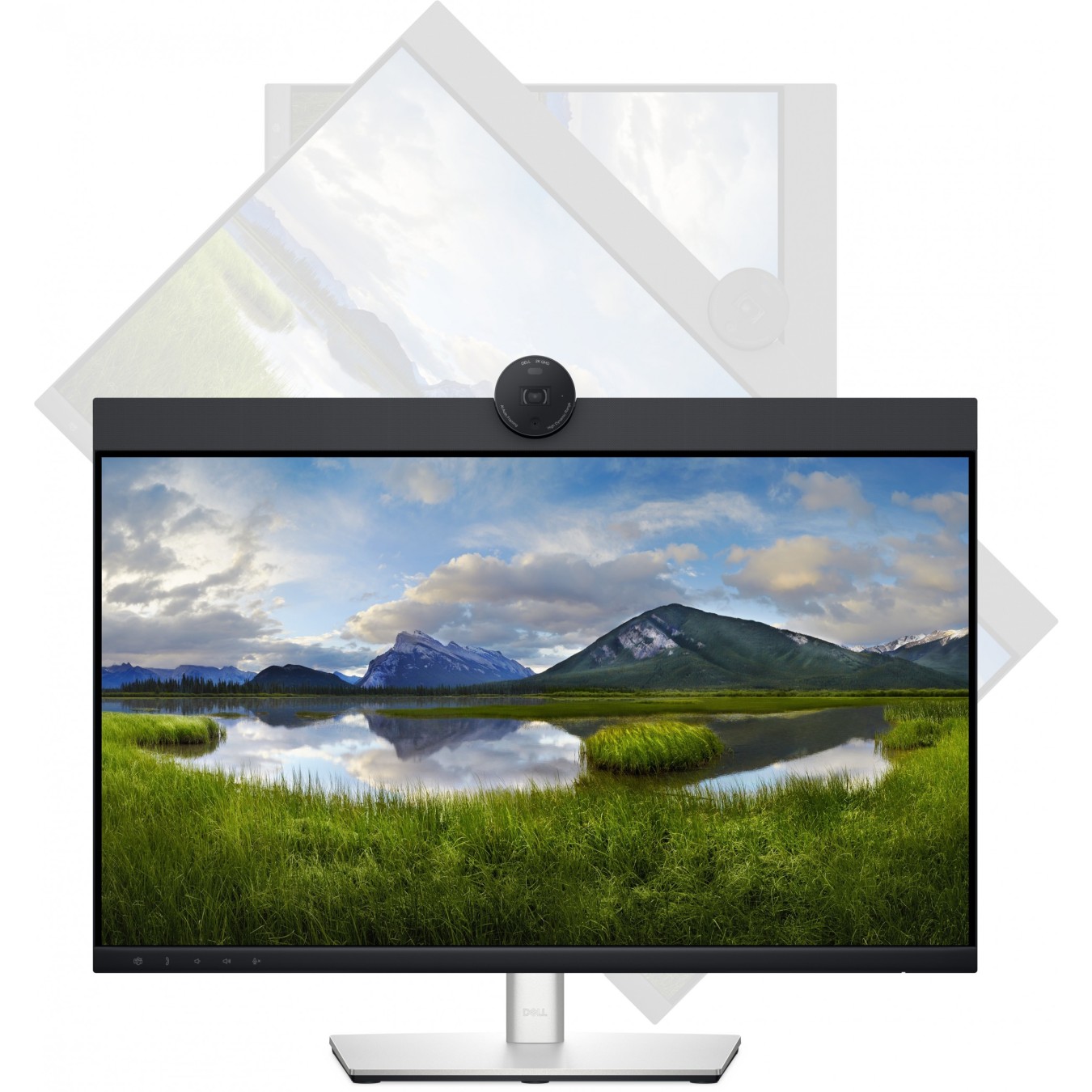 61cm 24" Dell P2424HEB - IPS FHD (1920x1080), Flat, HDMI, USB-C, Video Conferencing — Buy in Cyprus with Fast Delivery