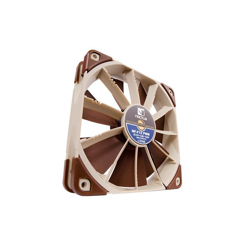 Buy 120mm NOCTUA NF-F12 PWM - NF-F12 PWM - 120x120x25mm, 4-pin PWM, low-noise br... in Cyprus, Nicosia, Limassol, Larnaka, Pafos