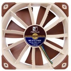 Buy 120mm NOCTUA NF-F12 PWM - NF-F12 PWM - 120x120x25mm, 4-pin PWM, low-noise br... in Cyprus, Nicosia, Limassol, Larnaka, Pafos