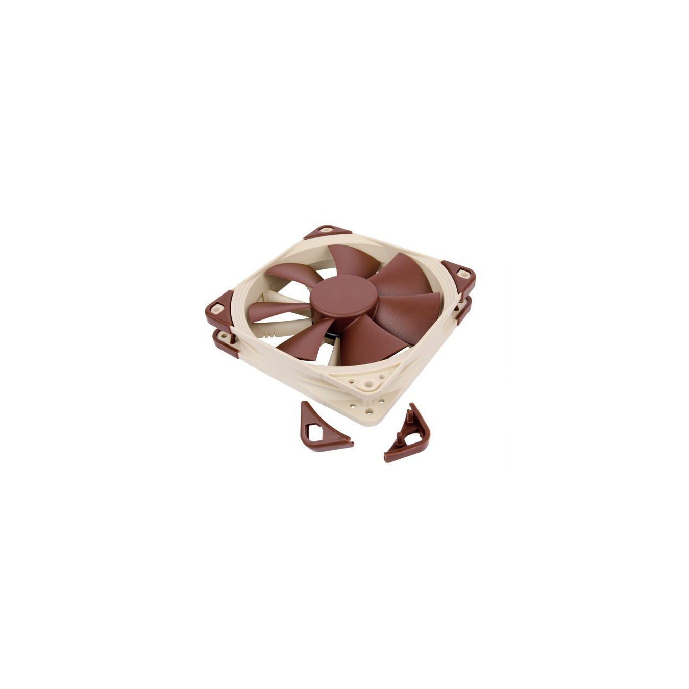 120mm NOCTUA NF-F12 PWM - NF-F12 PWM - 120x120x25mm, 4-pin PWM, low-noise brown/beige design