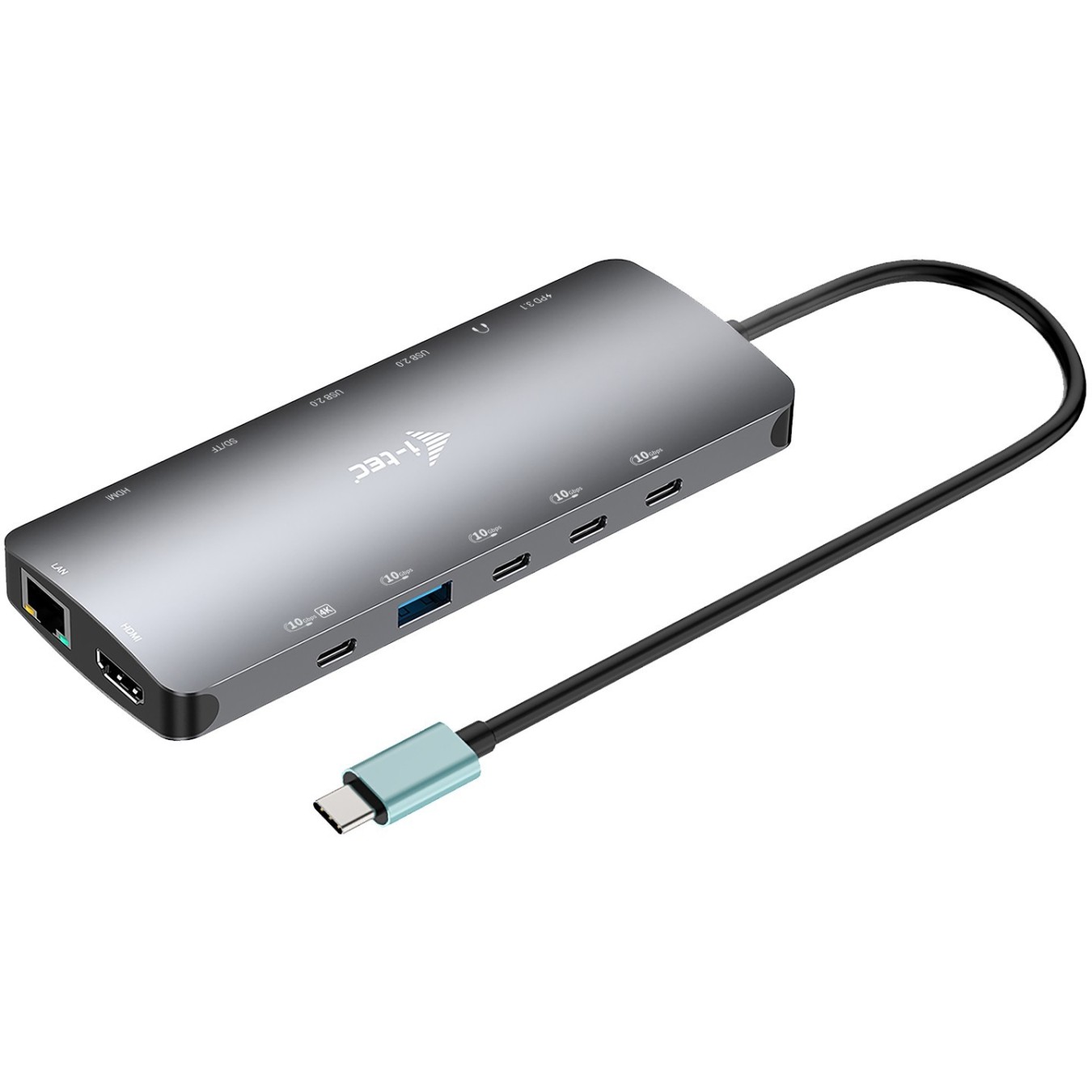 I-TEC USB-C Metal Nano Dock - Nano - 3x Display, 2x HDMI, USB-C video, LAN, Audio — Buy in Cyprus with Fast Delivery