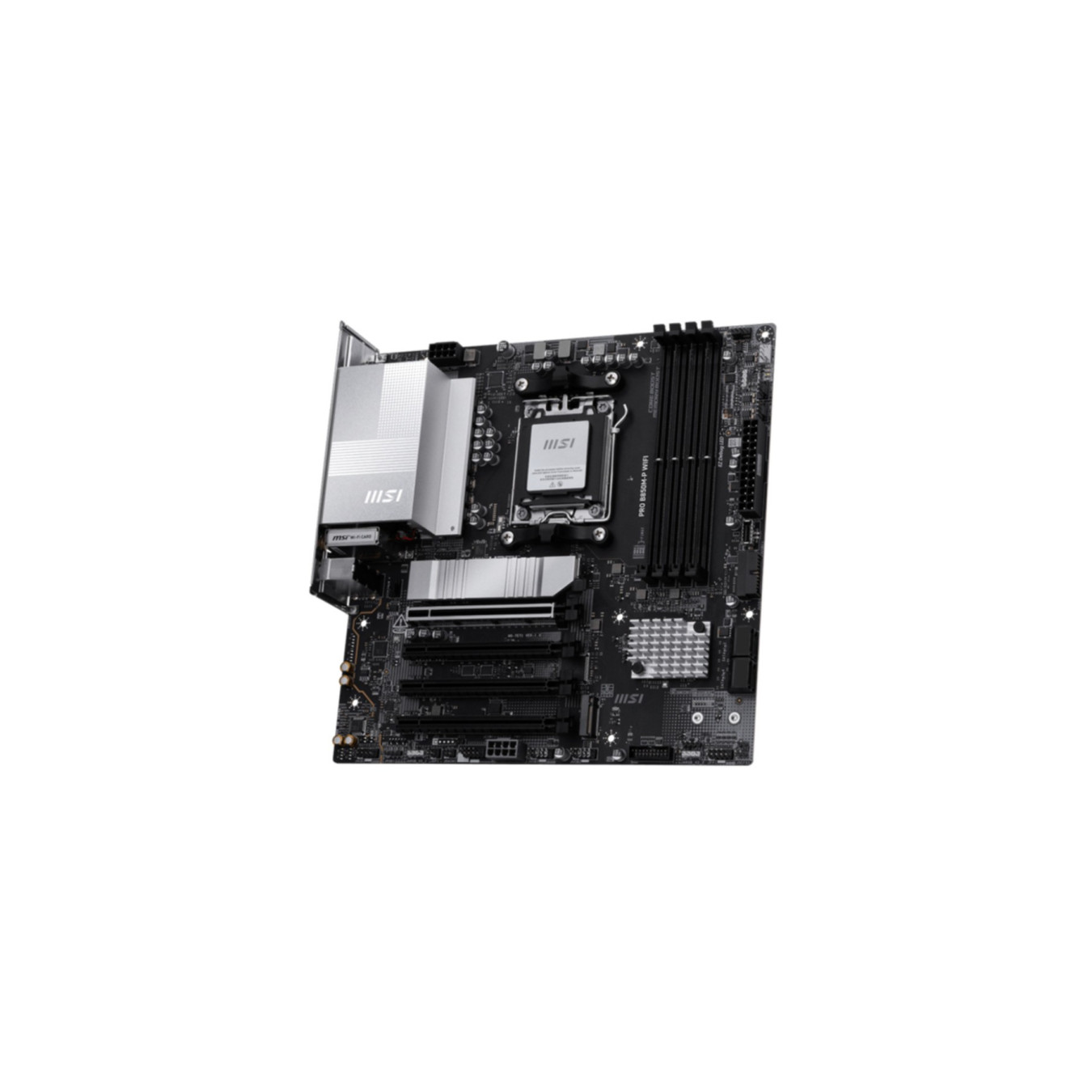 MSI PRO B850M-P WIFI - AM5 - Micro-ATX DDR5 Motherboard, 4x DIMM, PCIe 4.0, WiFi & 2.5Gb LAN