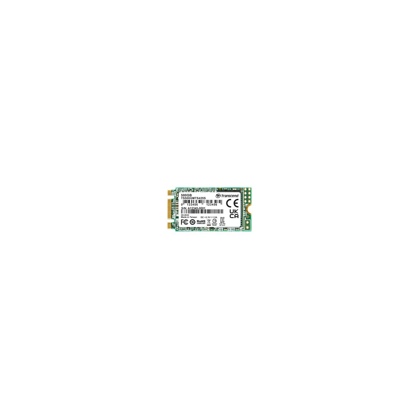 TRANSCEND 500GB M.2 2242 SSD SATA3 B+M Key TLC — Buy in Cyprus with Fast Delivery