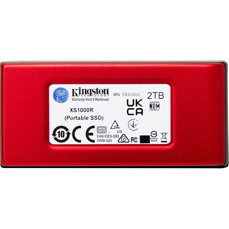 Buy 2TB Kingston XS1000 USB 3.2 Gen2 Red - XS1000 - Red, 2TB Portable NVMe SSD in Cyprus, Nicosia, Limassol, Larnaka, Pafos