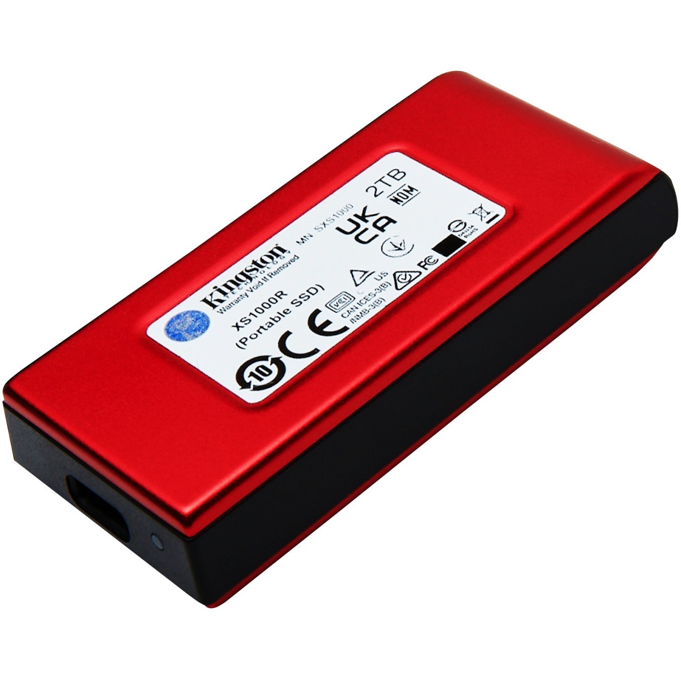 2TB Kingston XS1000 USB 3.2 Gen2 Red - XS1000 - Red, 2TB Portable NVMe SSD — Buy in Cyprus with Fast Delivery