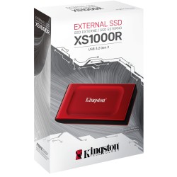 Buy 2TB Kingston XS1000 USB 3.2 Gen2 Red - XS1000 - Red, 2TB Portable NVMe SSD in Cyprus, Nicosia, Limassol, Larnaka, Pafos