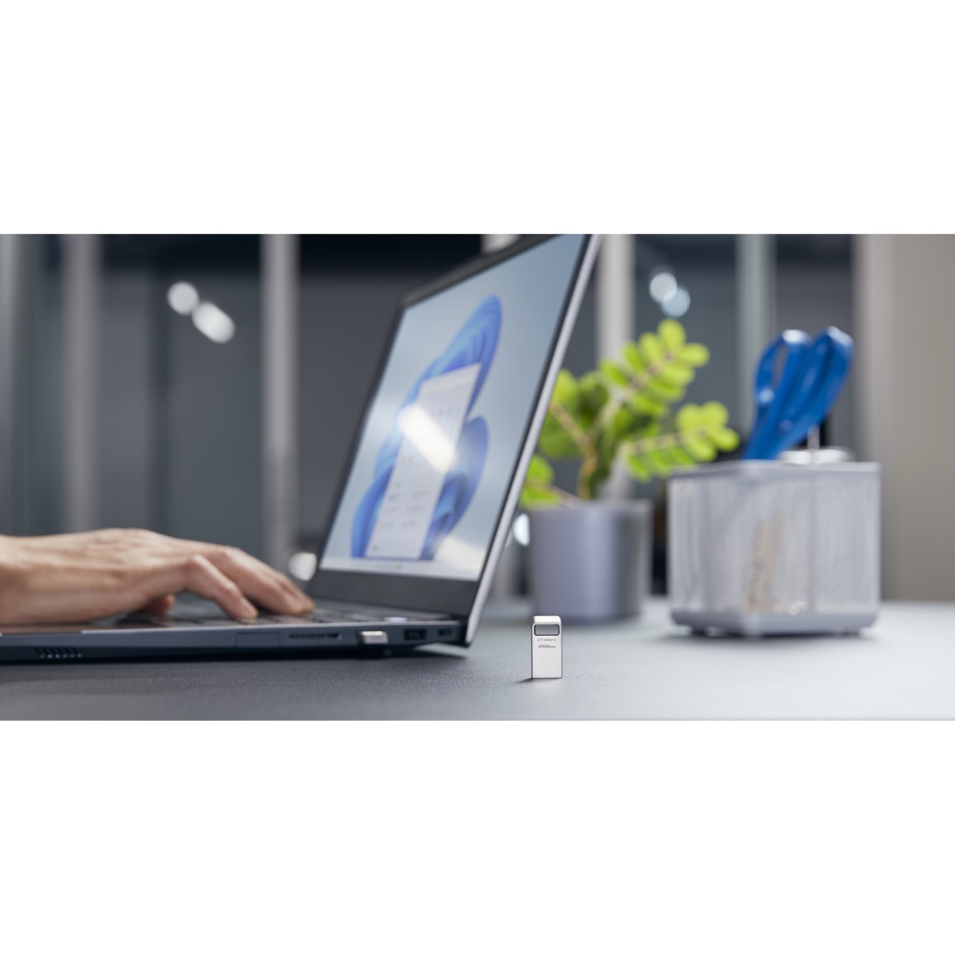 Kingston USB Stick - DataTraveler Micro - Silver, 256GB, USB 3.2 — Buy in Cyprus with Fast Delivery