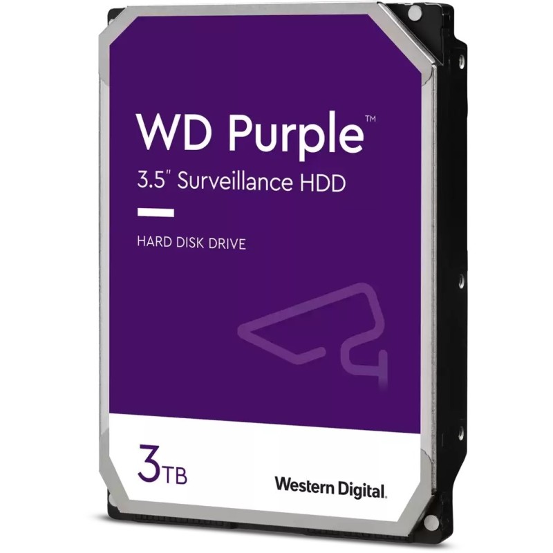 Buy WD Purple Surveillance HDD - WD33PURZ - 3TB, 5400RPM, 256MB Cache, SATA 6Gb/... in Cyprus, Nicosia, Limassol, Larnaka, Pafos