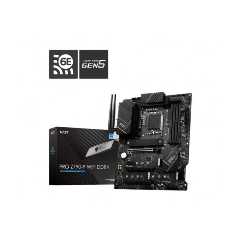 MSI PRO Z790-P WIFI - LGA1700 ATX DDR5 Motherboard - 192GB, Wi-Fi 6E, 2.5Gb LAN, Bluetooth 5.3, HDMI 2.1 (Black)