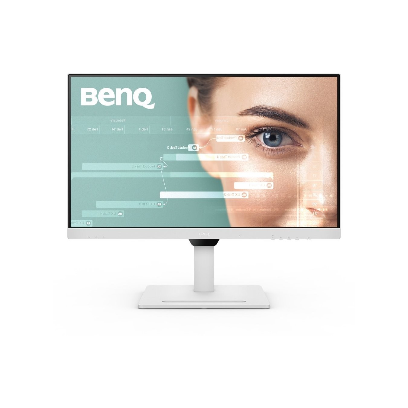 BenQ GW2790QT - GW2790QT - White, 27-inch QHD IPS monitor (USB-C, DP, HDMI, lift/pivot stand)