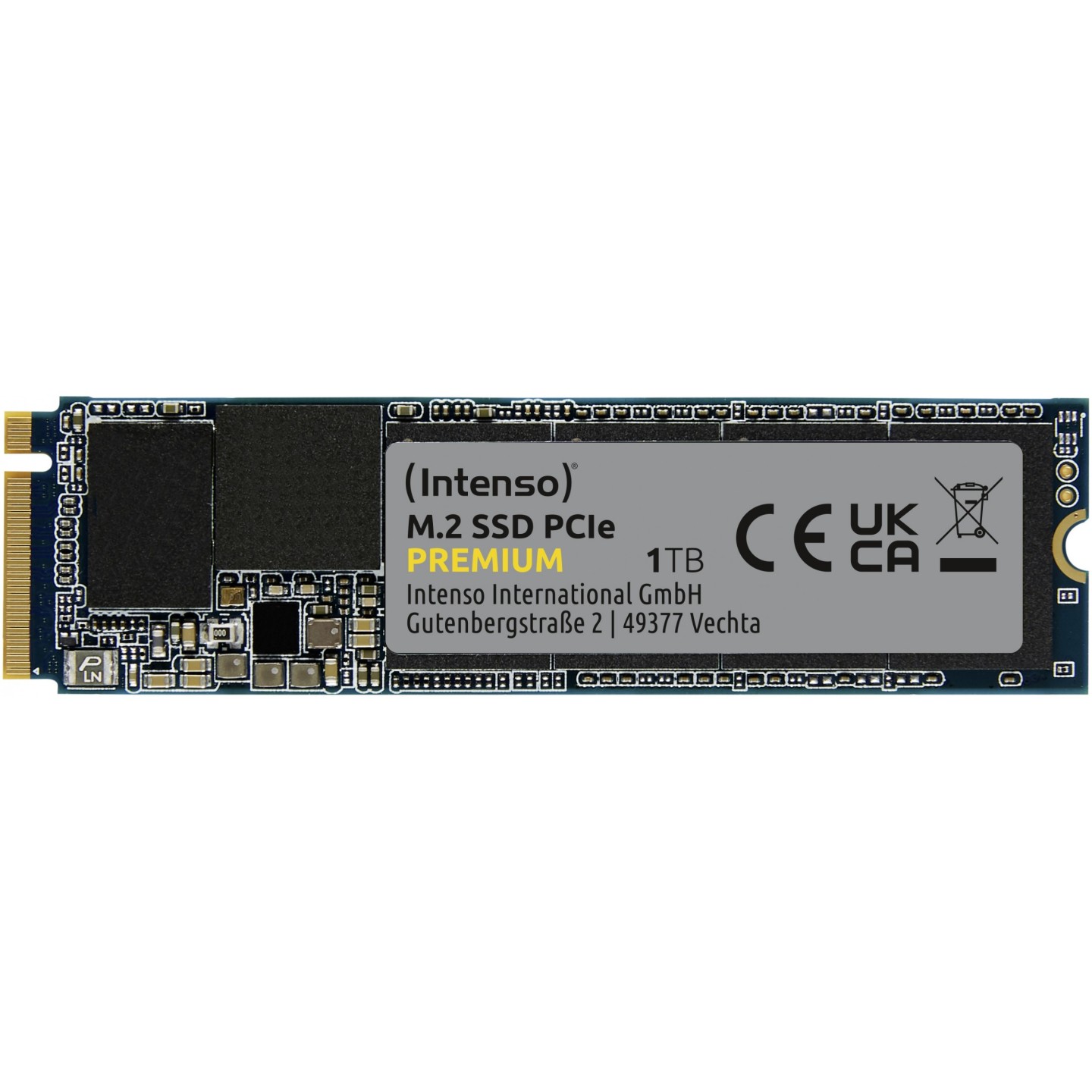 Intenso Premium NVMe M.2 1TB - PCIe 3.0 x4 NVMe 1.3 2100 MB/s - 4034303031221 (Boxed) — Buy in Cyprus with Fast Delivery