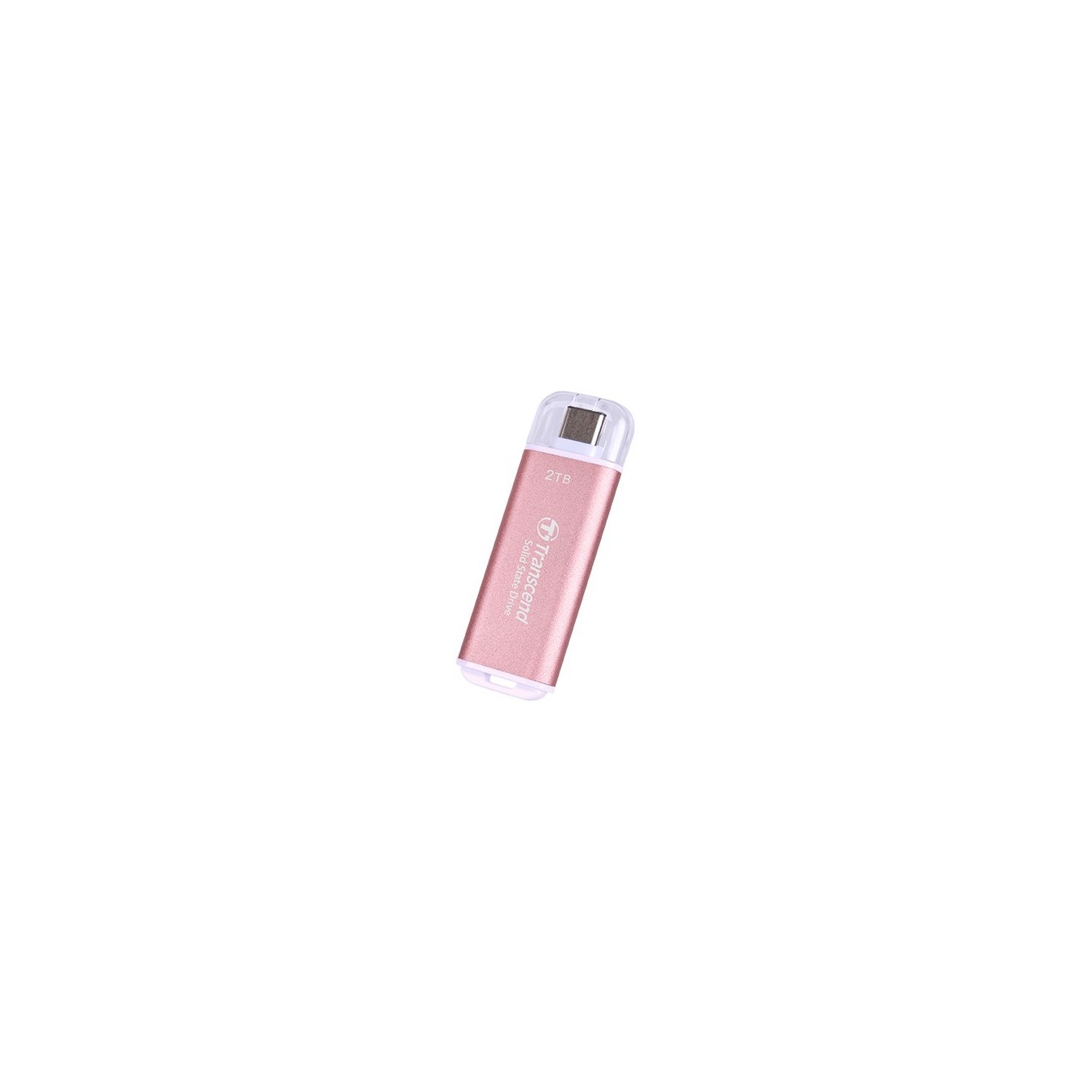 Transcend ESD300 - Portable SSD - 2 TB, USB-C, USB 3.2 Gen2, Pink — Buy in Cyprus with Fast Delivery