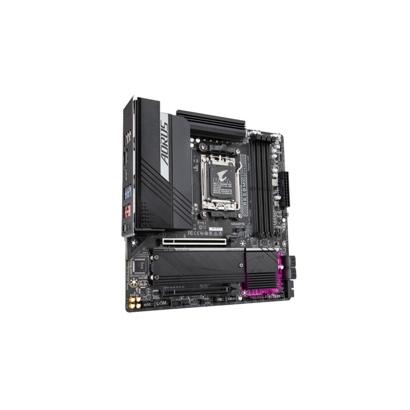 GIGABYTE GA-B650M-AORUS Elite - AM5 ATX Motherboard - AMD B650, DDR5, 4x DIMM, 256GB Max — Buy in Cyprus with Fast Delivery